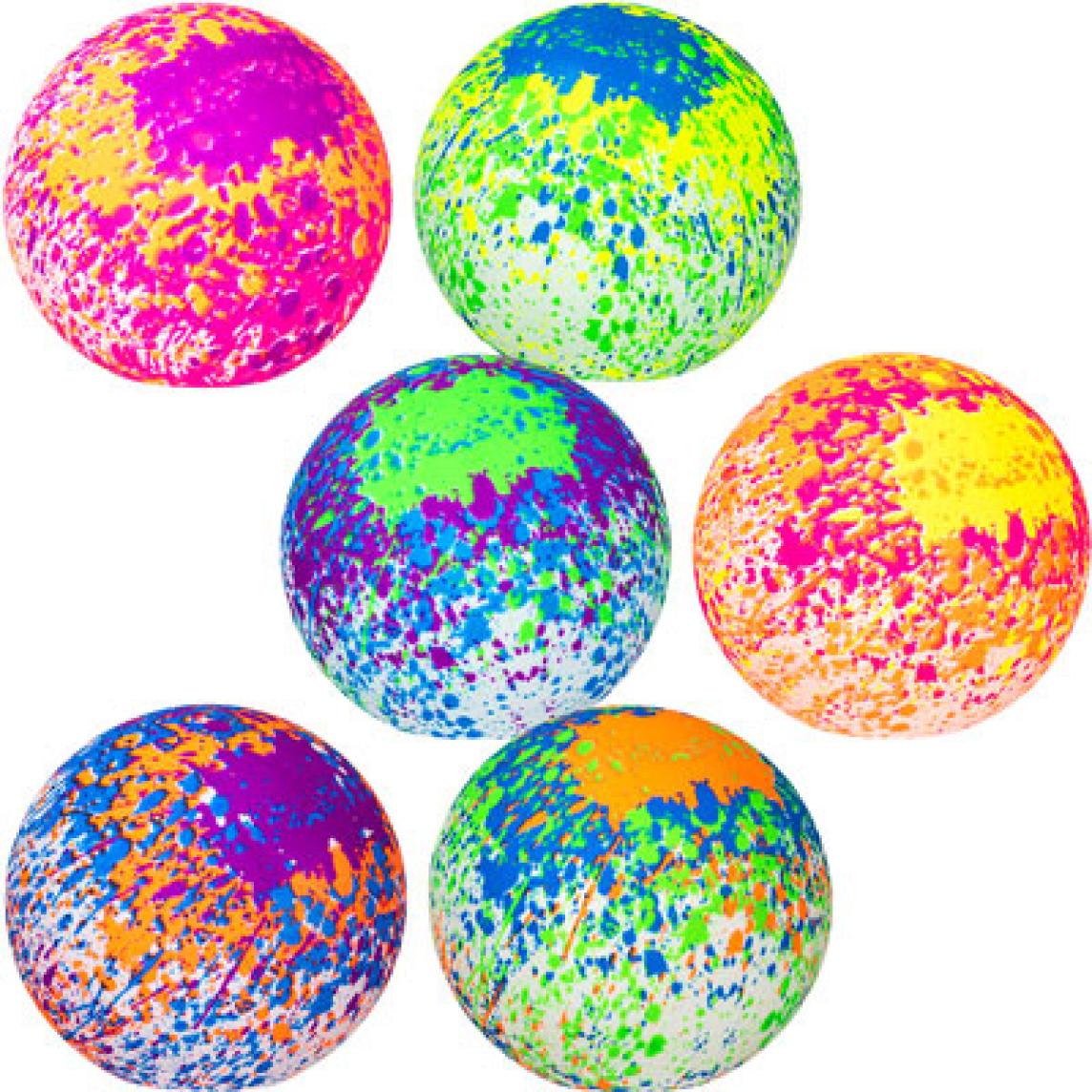 5in Inflatable Neon Graffiti Balls (100pcs) | Costley Entertainment
